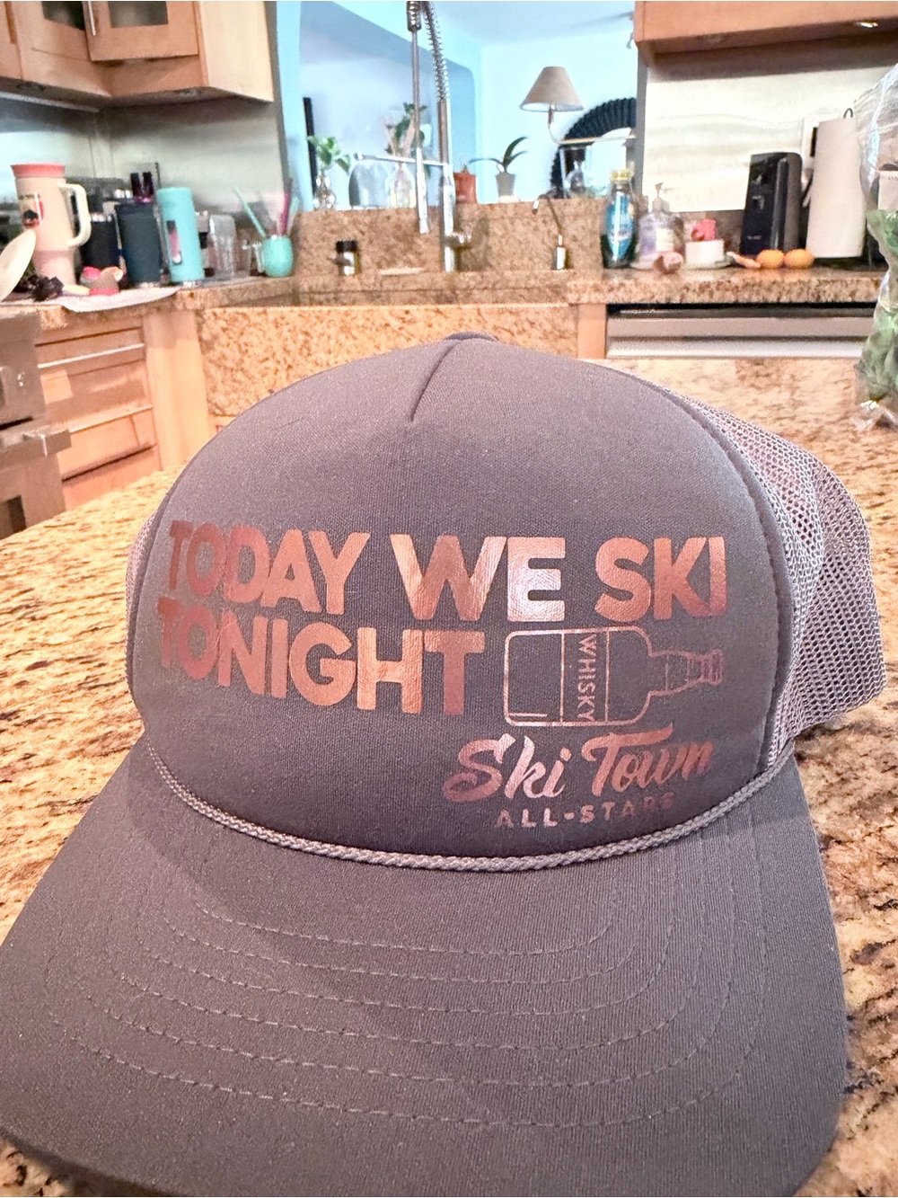 Today we ski tonight Whiskey Hat
